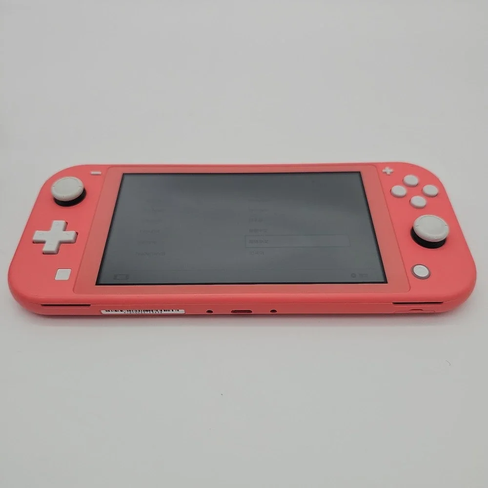 Nintendo Switch Lite HDH-001 Coral Handheld Video Game System Pink TESTED